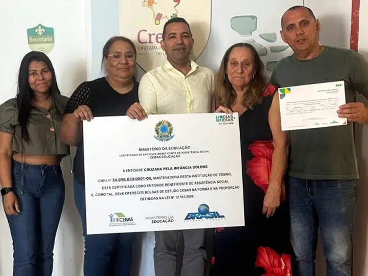 certificação cebas - conquiste seu cebas depoimento Cruzada Pela Infância Doleme